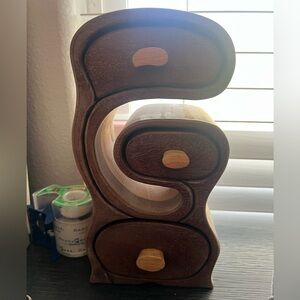 Mahogany jewelry box
